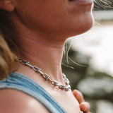 Martina Silver Link Necklace