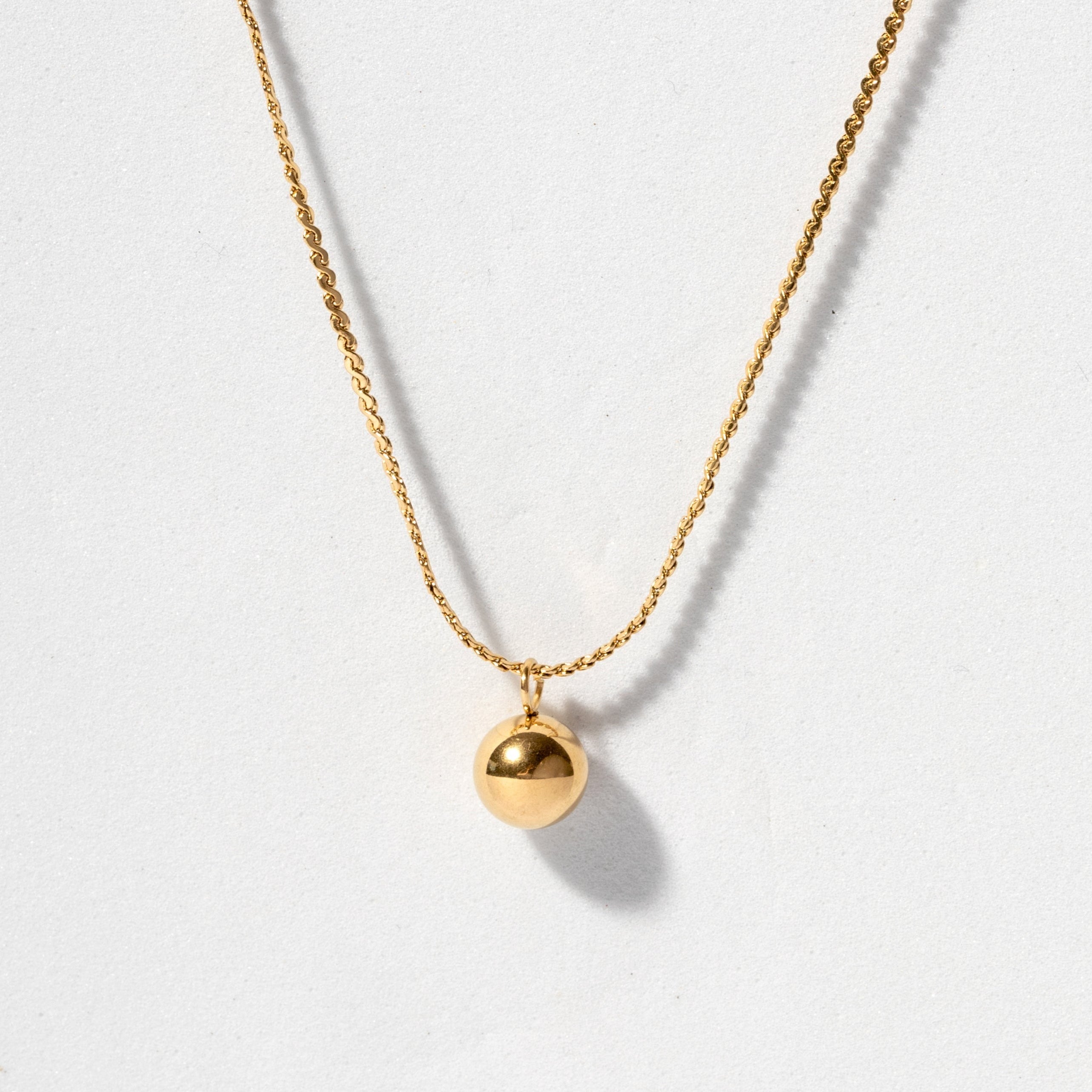 Gold Ball Pendant – Noble Precious