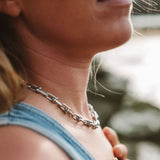 Martina Silver Link Necklace