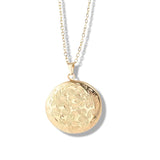 Edwina Vintage Round Locket - Gold