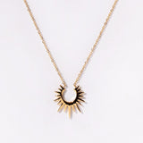 Star Burst Necklace - Gold